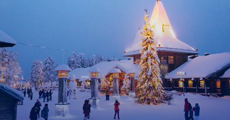 Rovaniemi, ciudad natal de Santa Claus, Finlandia