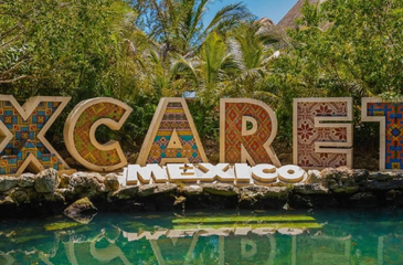 Cartel del Parque Temático Mexicano de XCARET